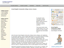 Tablet Screenshot of grandrapidscommunitycollege.net